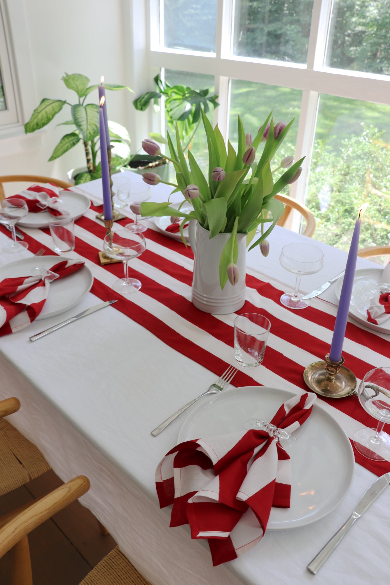 Red Stripe Napkins