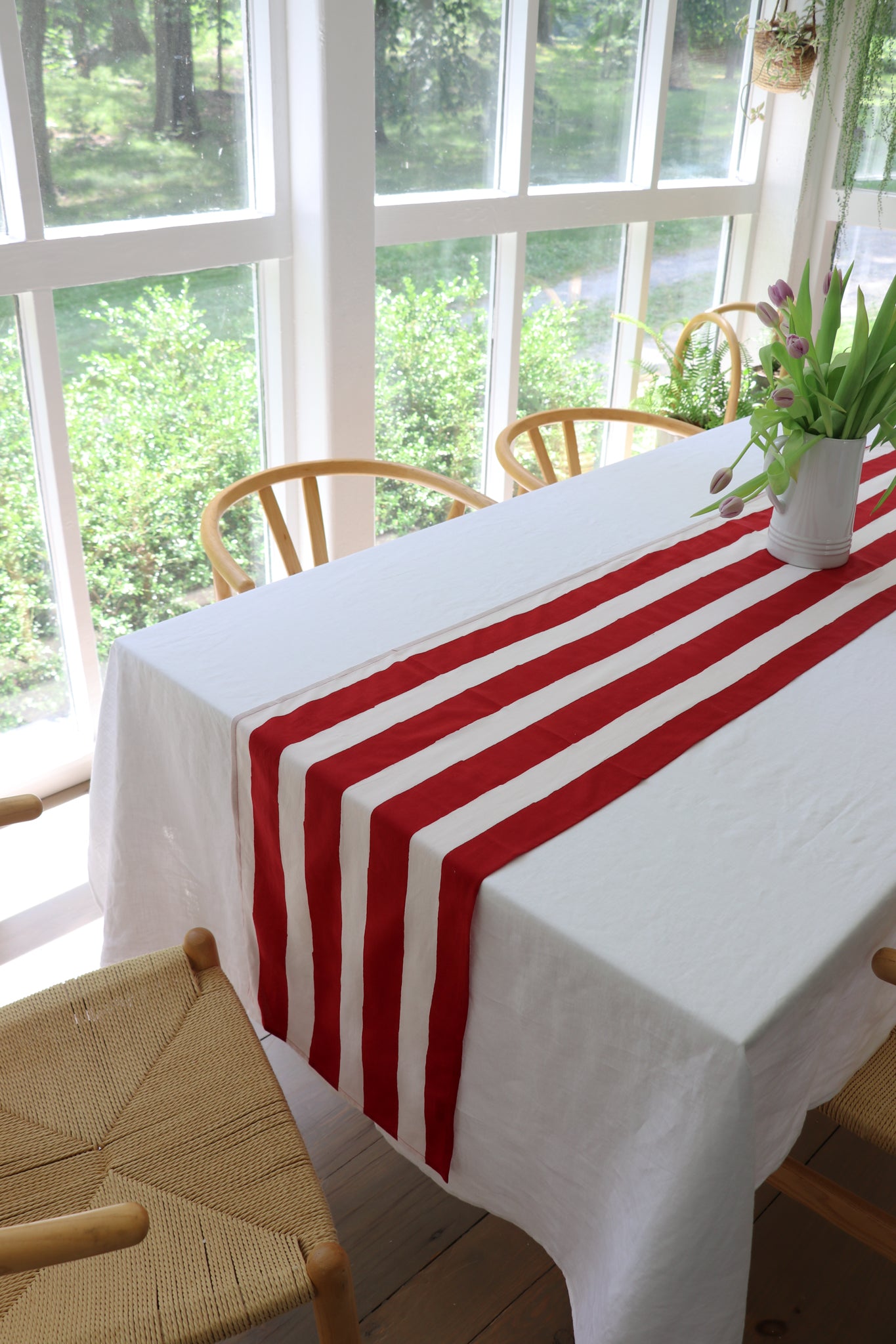 Red Stripe Table Runner