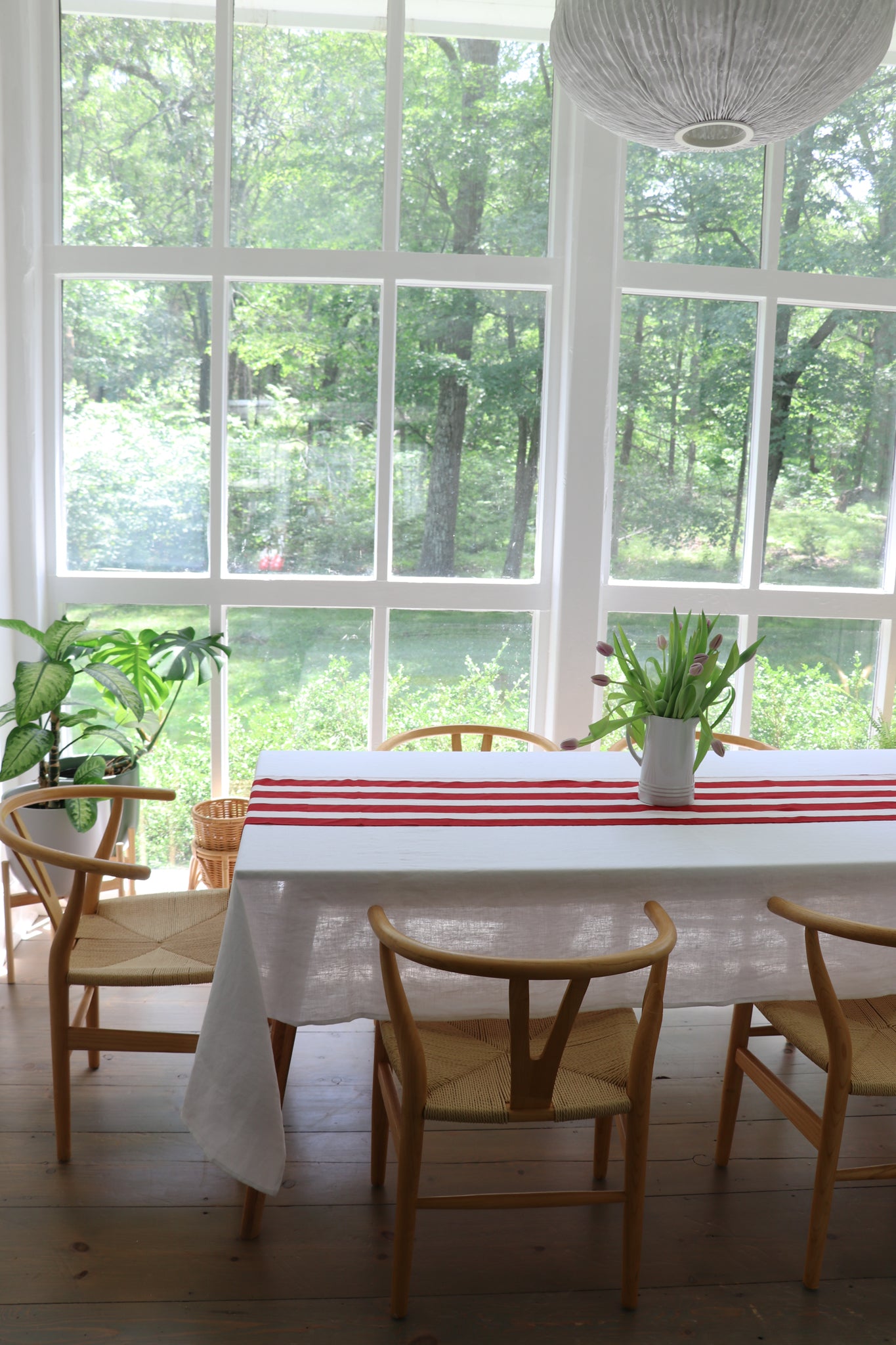 Red Stripe Table Runner