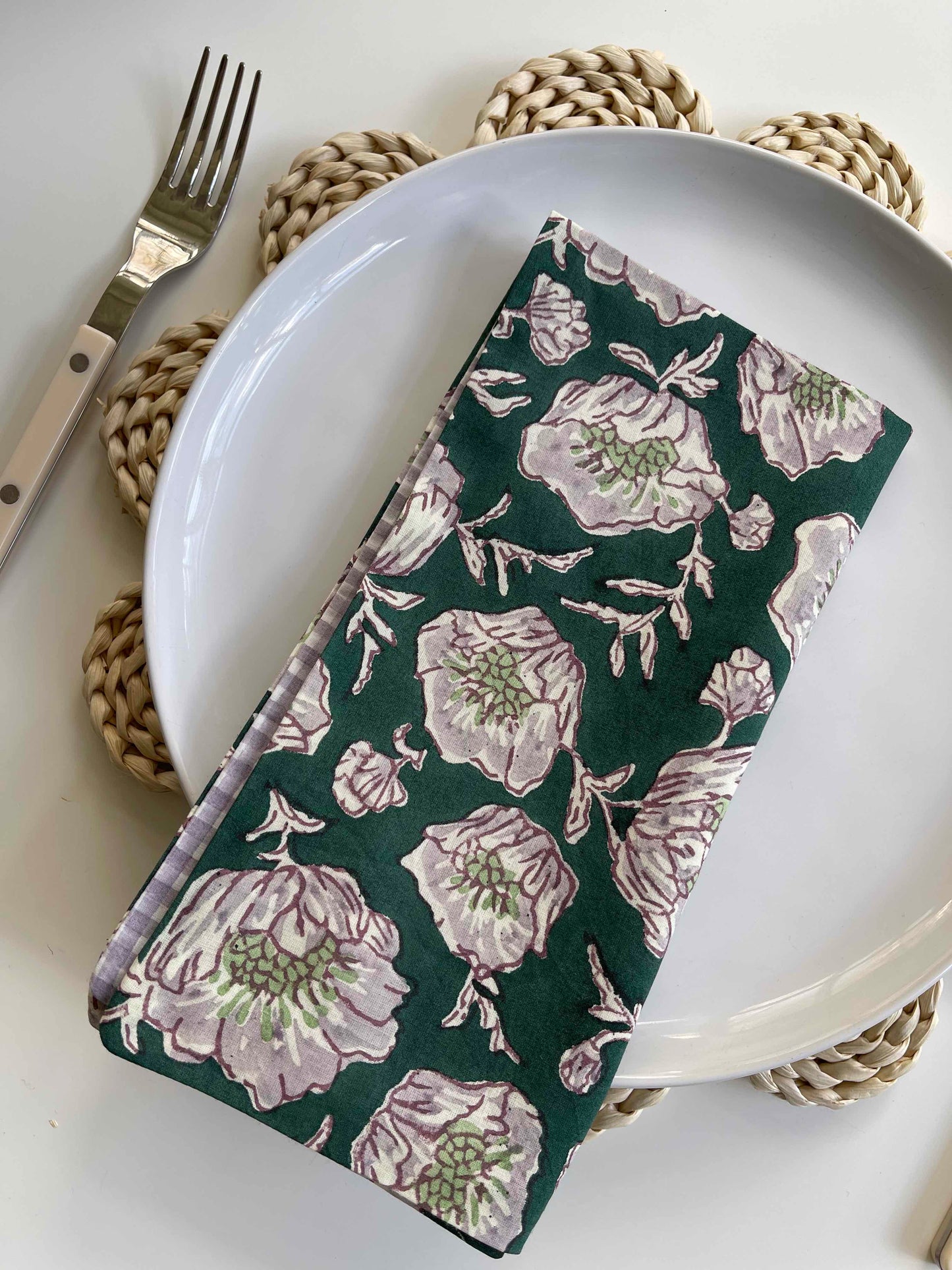Reversible Floral Napkins