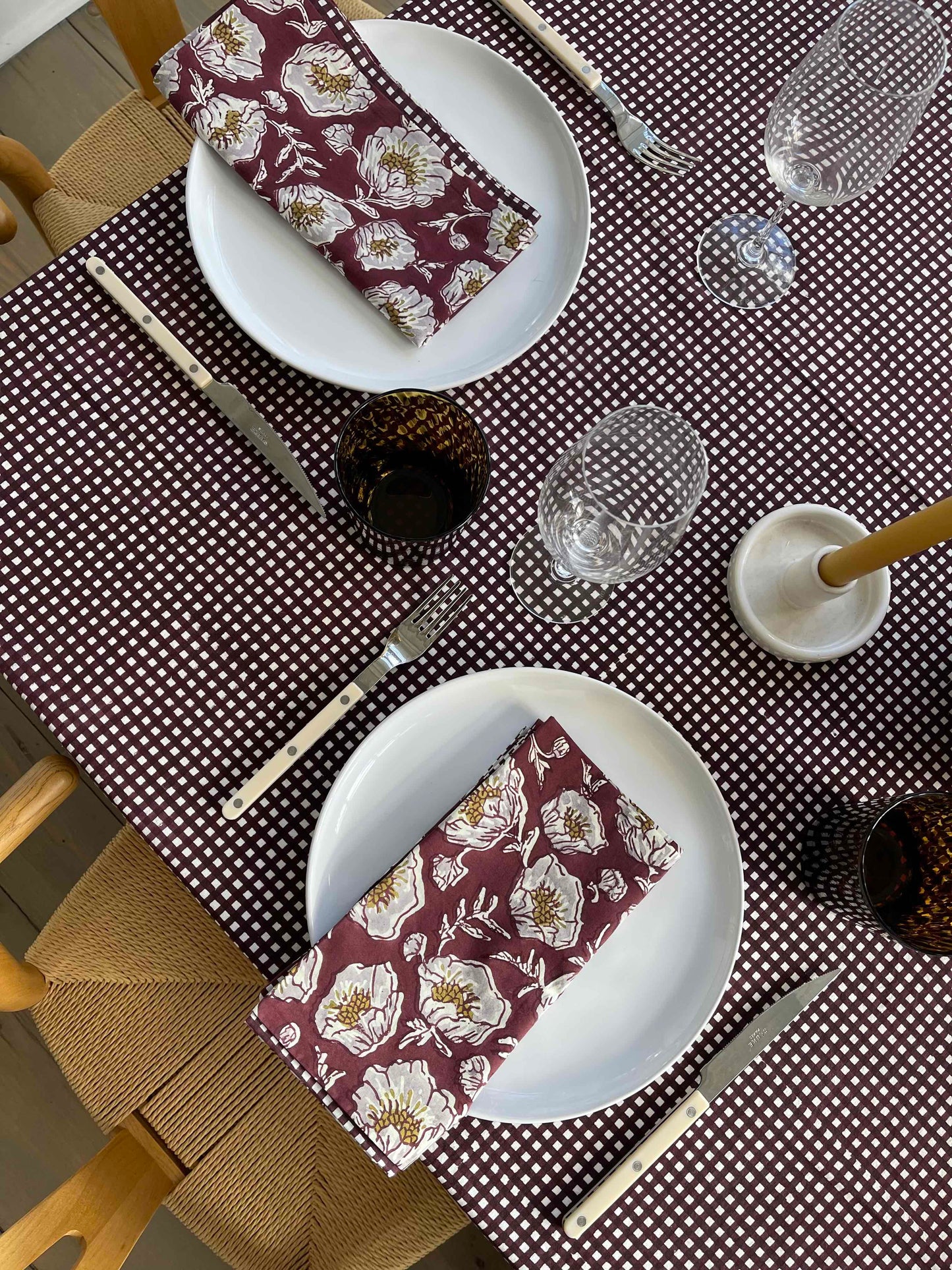 Reversible Floral Napkins