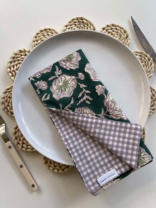 Reversible Floral Napkins