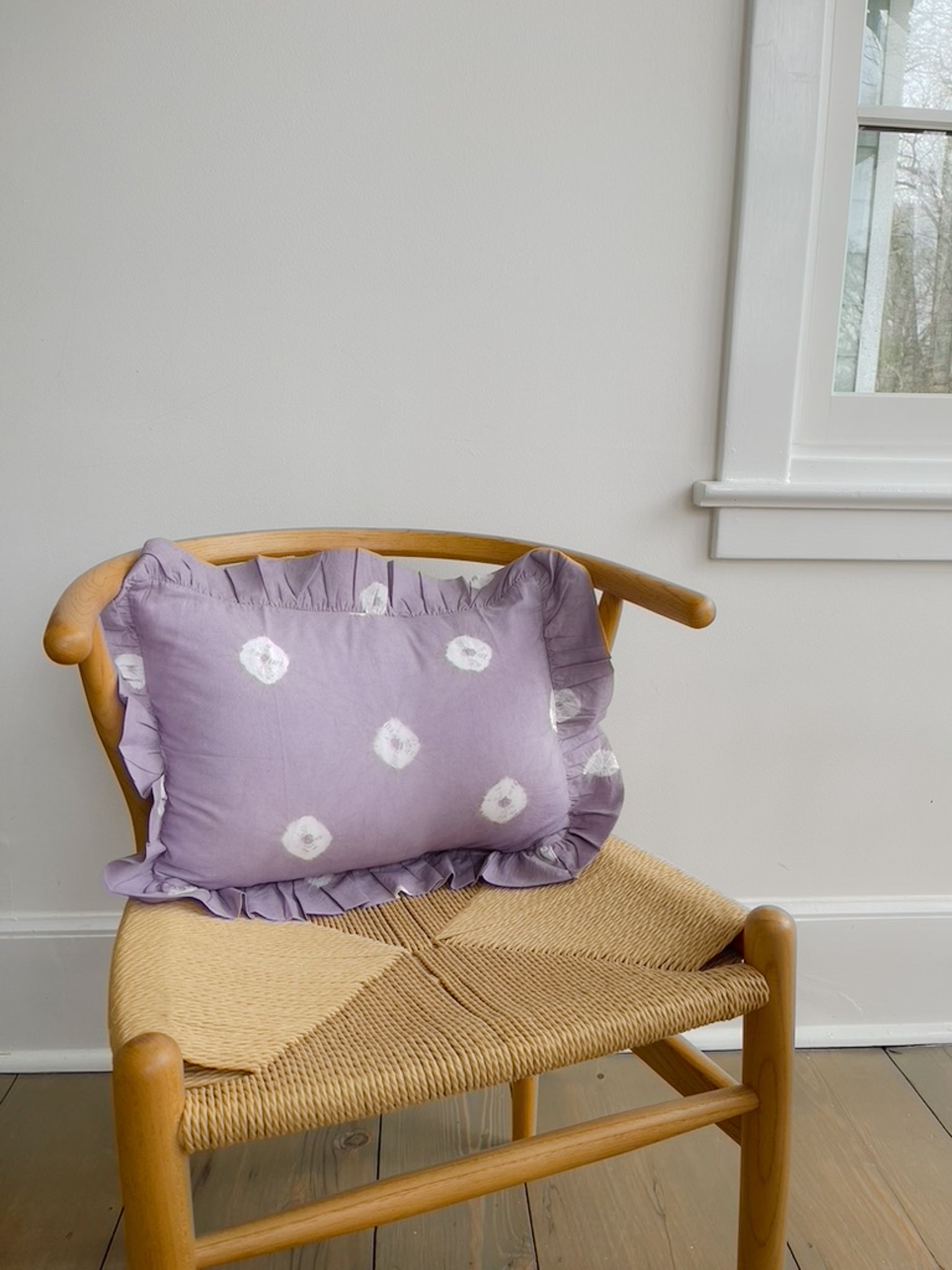 Shibori store throw pillow