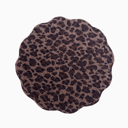 Leopard Scalloped Placemats
