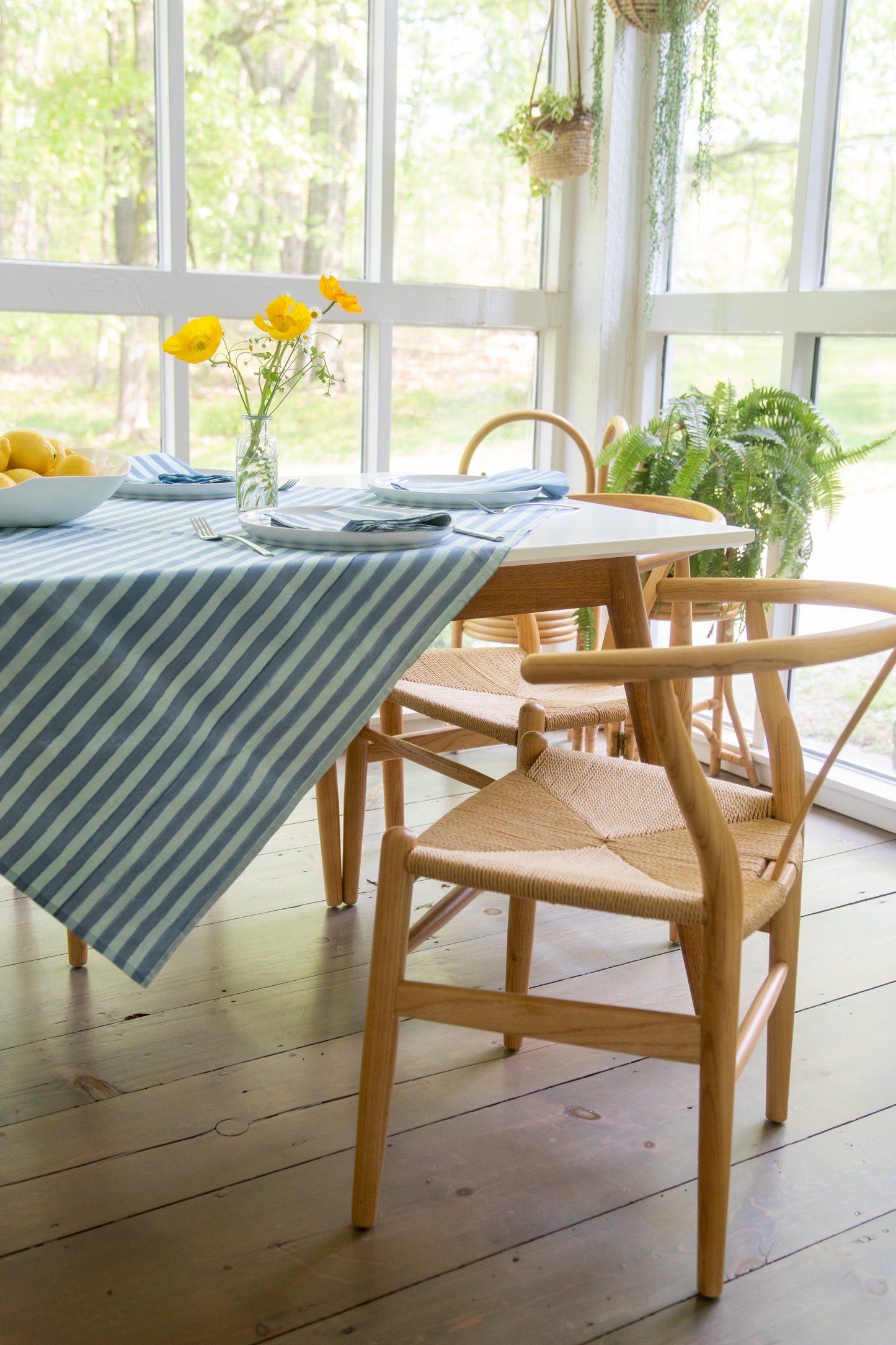 Striped Table Throw