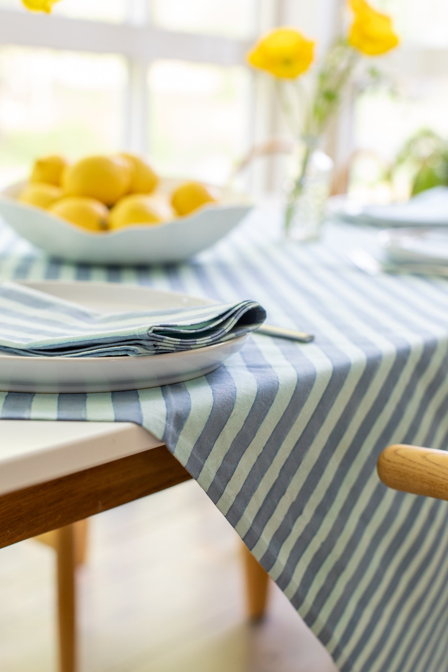 Striped Table Throw
